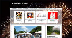 Desktop Screenshot of festivalnews.info