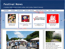 Tablet Screenshot of festivalnews.info